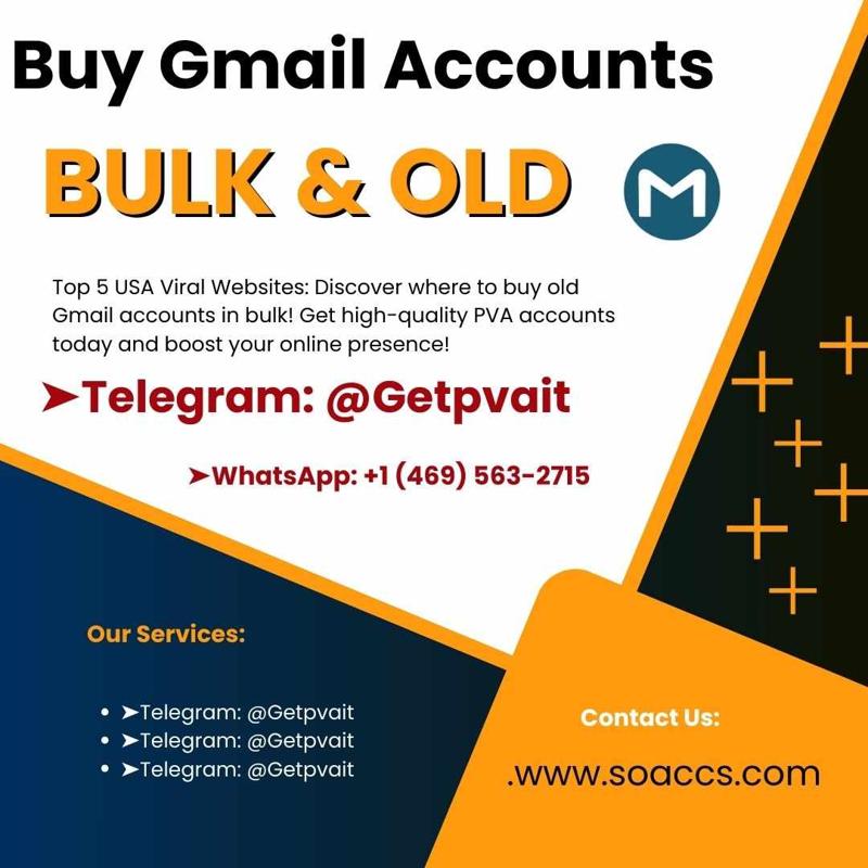 Best Place to Buy Gmail Accounts (PVA Bulk)