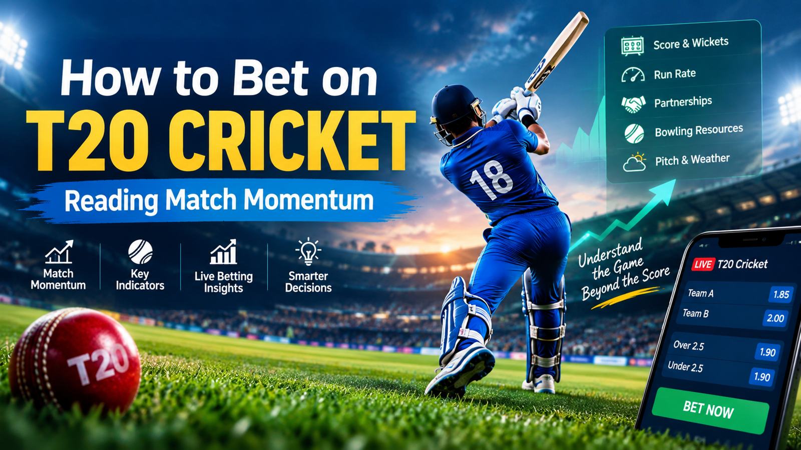 How to Bet on T20 Cricket: Reading Match Momentum