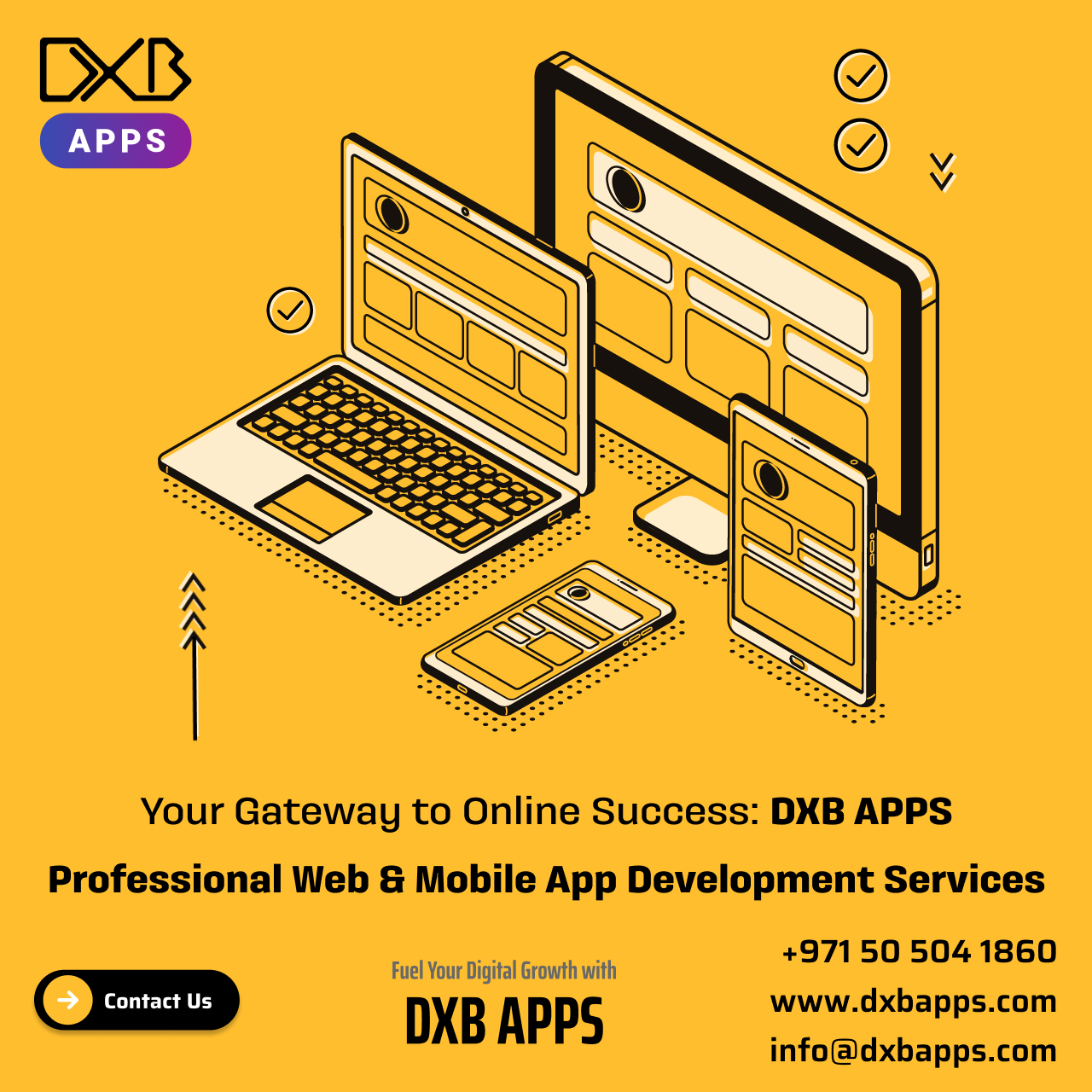 Best Mobile App Development Company in Abu Dhabi for iOS & Android | DXB APPS