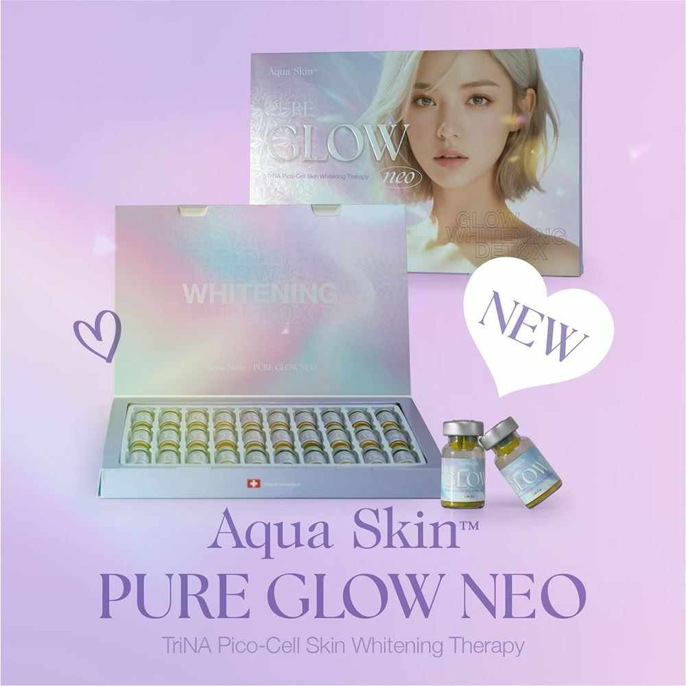 Aqua Skin Pure Glow Neo Glutathione Skin Whitening Injection Advanced Skin Brightening & Rejuvenation Support