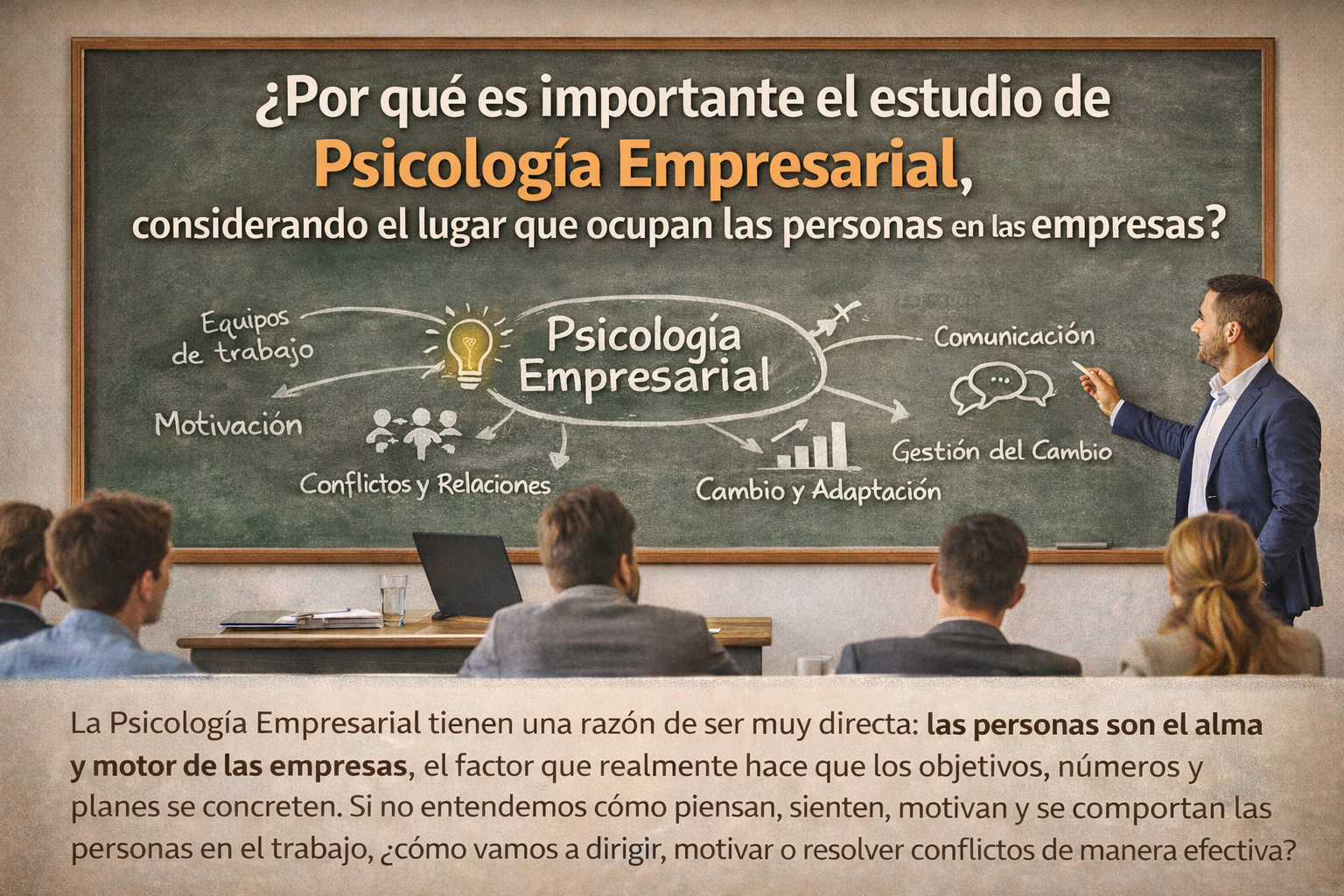 ¿Por qué es importante estudiar Psicología Empresarial considerando el lugar que ocupan las personas en las empresas?