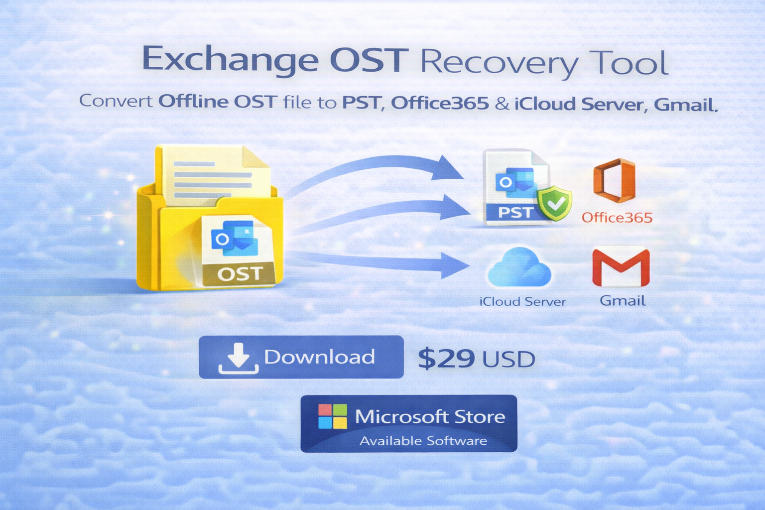 OST To PST Converter