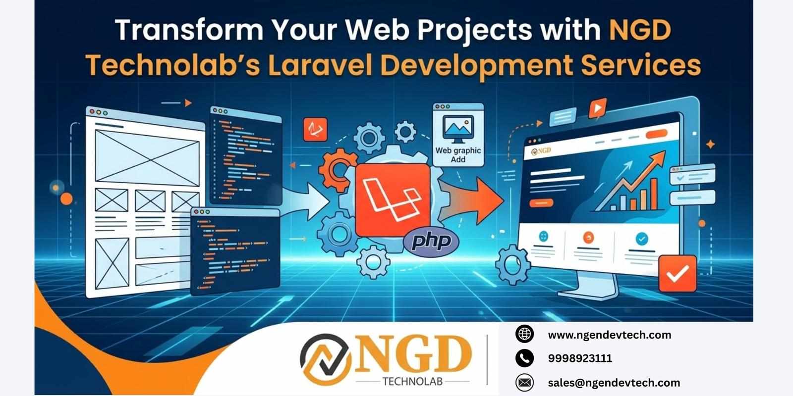 Transform Your Web Projects with NGD Technolab’s Laravel Development Services