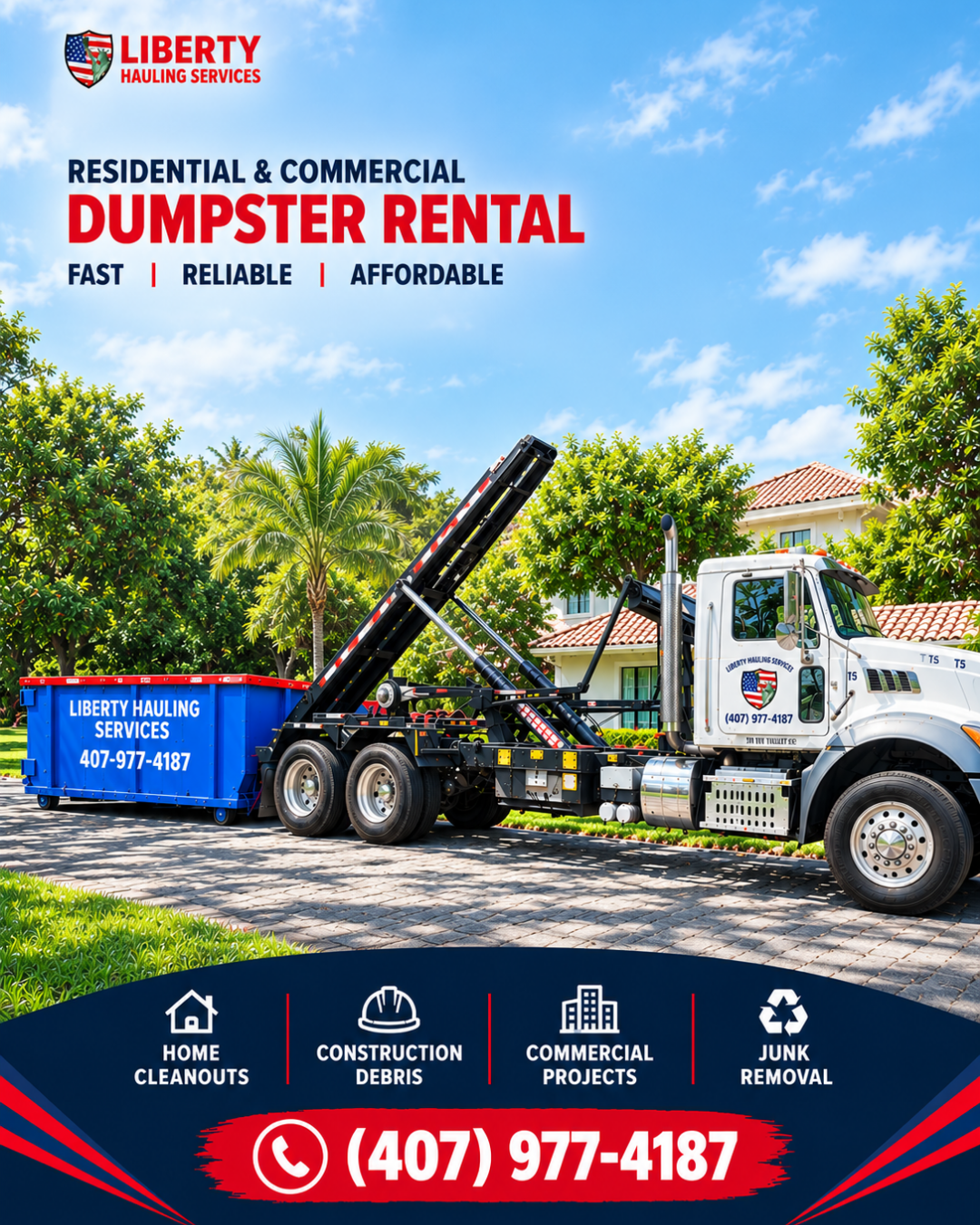 Dumpster Rental Orlando: The Cleanup That Finally Felt Easy