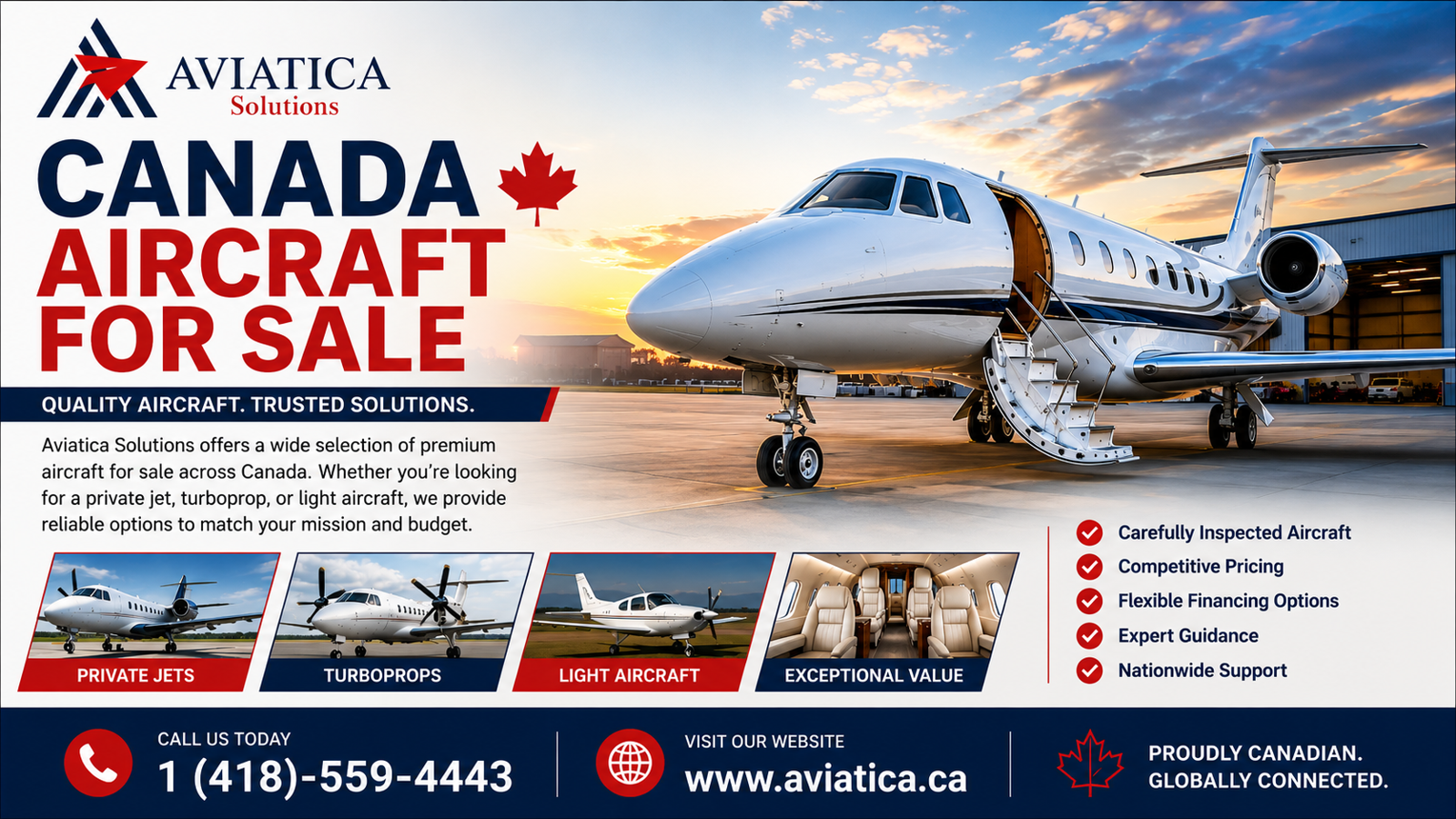 Canada Aircraft for Sale | Buy Quality New & Pre-Owned Aircraft