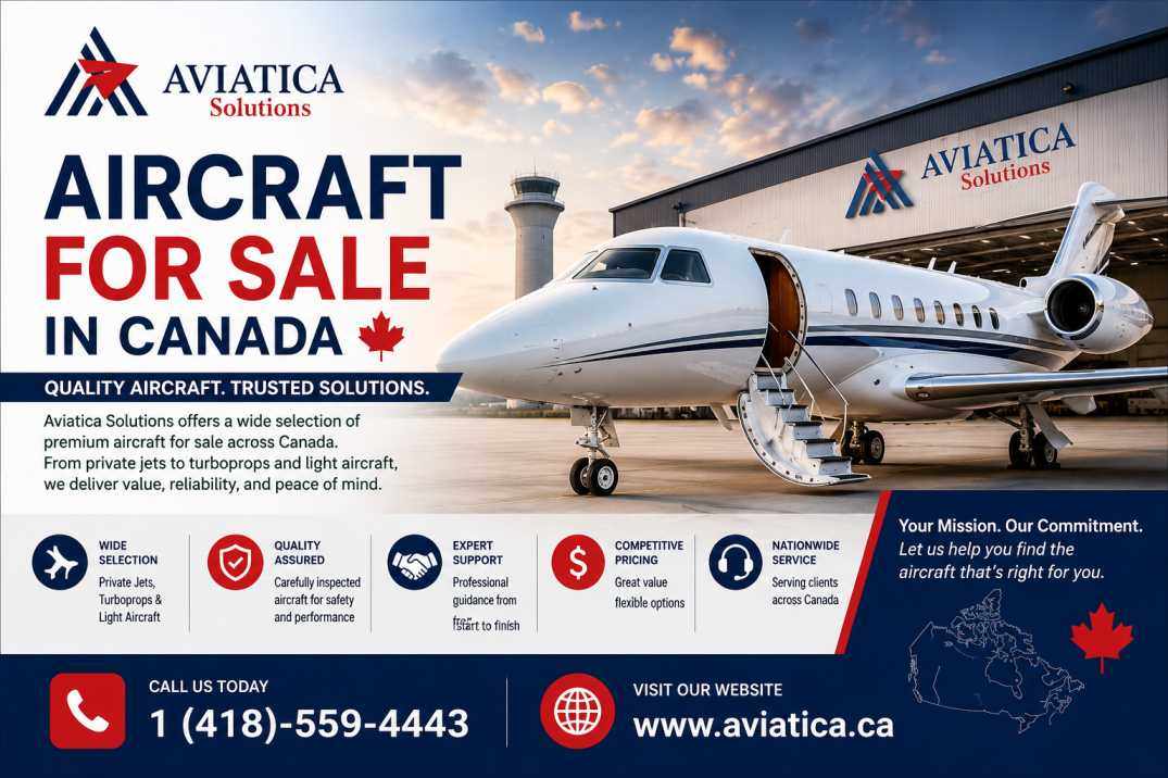 Aircraft for Sale in Canada | Buy New & Used Aircraft