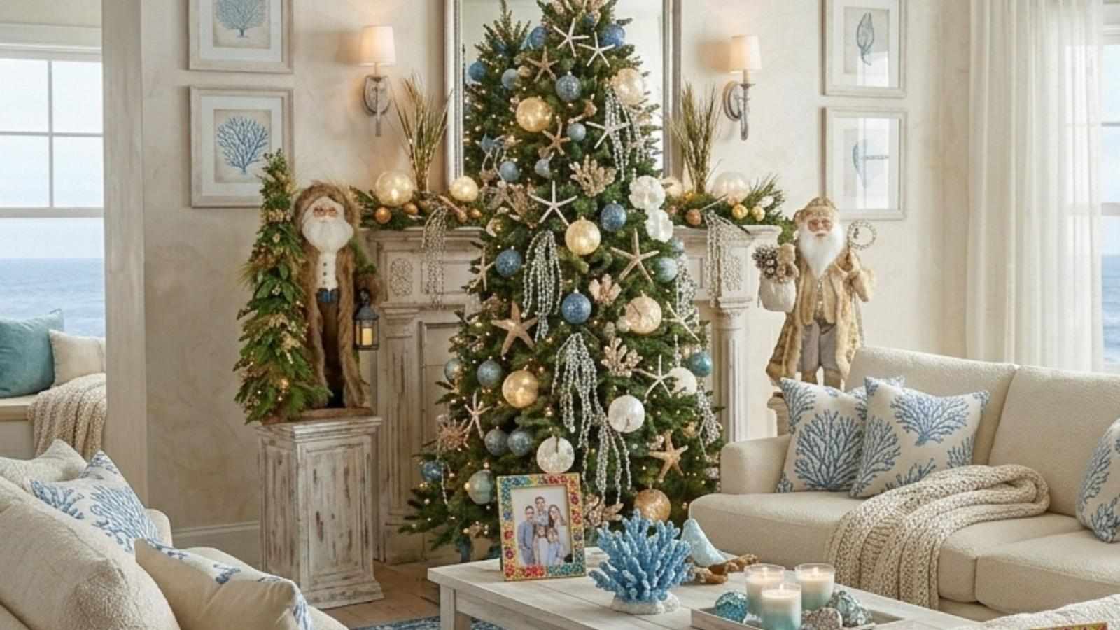 Top 11 Coastal Christmas Decor Trends for Living Room in 2026