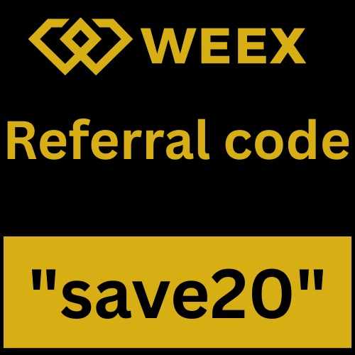 weex Referral code "save20" Get Upto 10000$ Sign Up Bonus