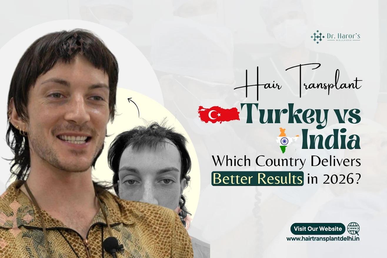 Hair Transplant Turkey vs India 2026: Cost, Results, Safety & Surgeon Expertise Compared
