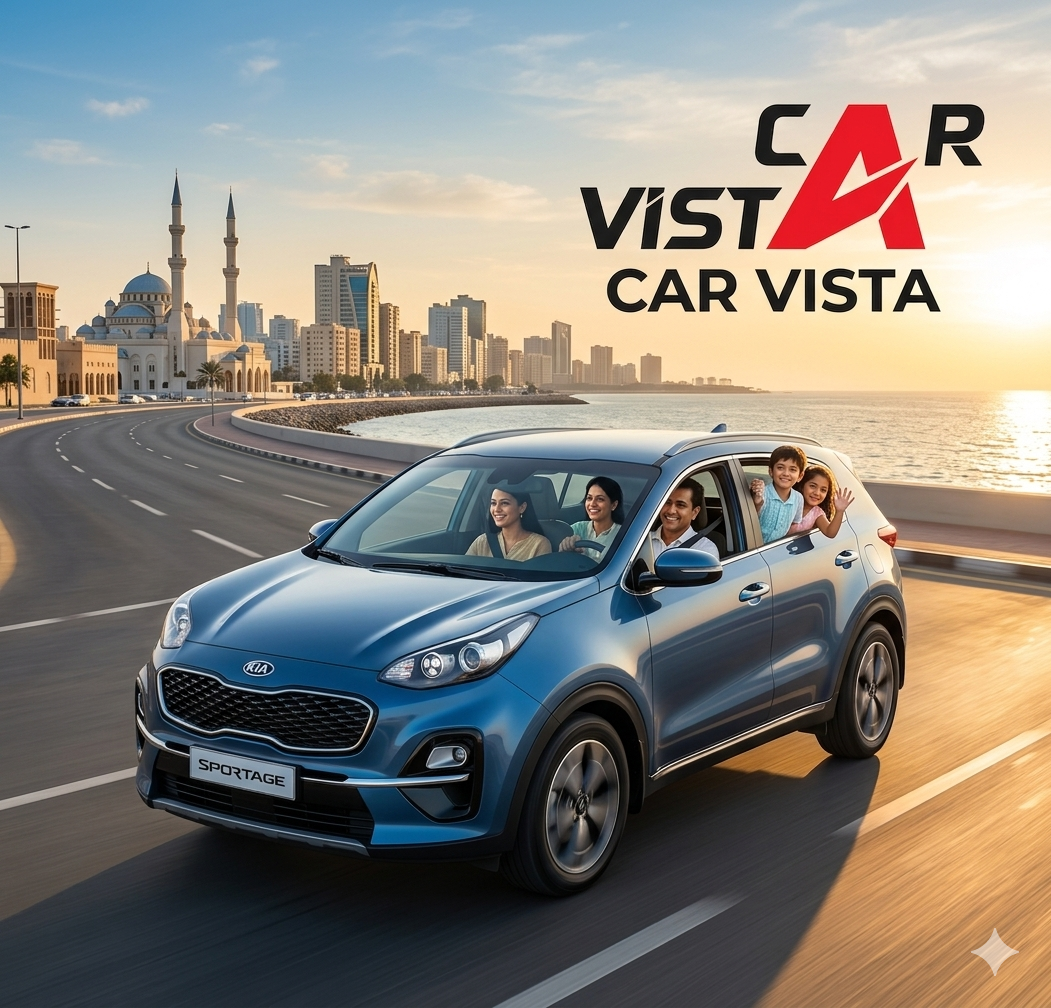 Are Kia SUVs available for rent in Sharjah for family trips?