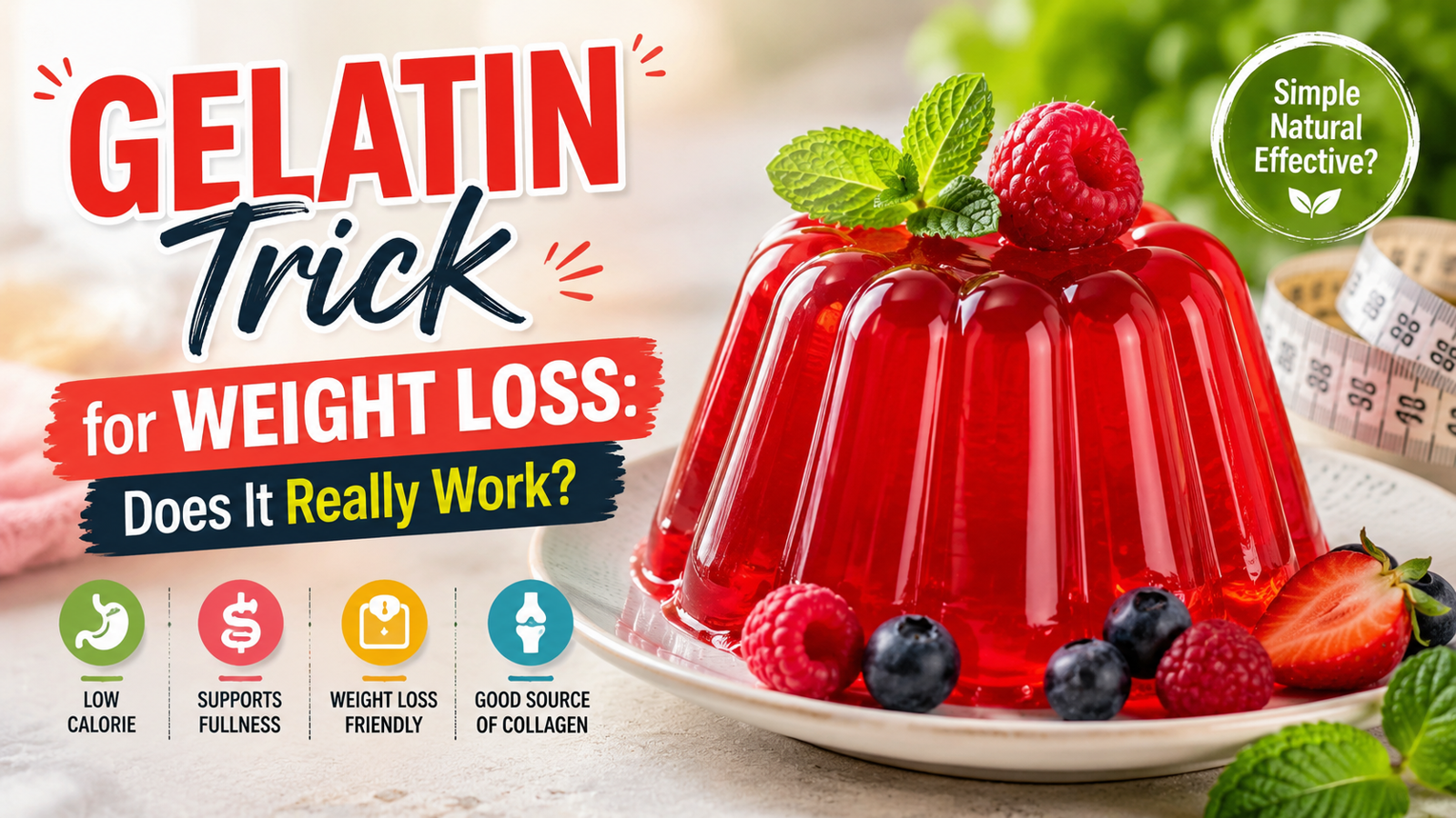 Gelatin Trick for Weight Loss: Does It Really Work Today?
