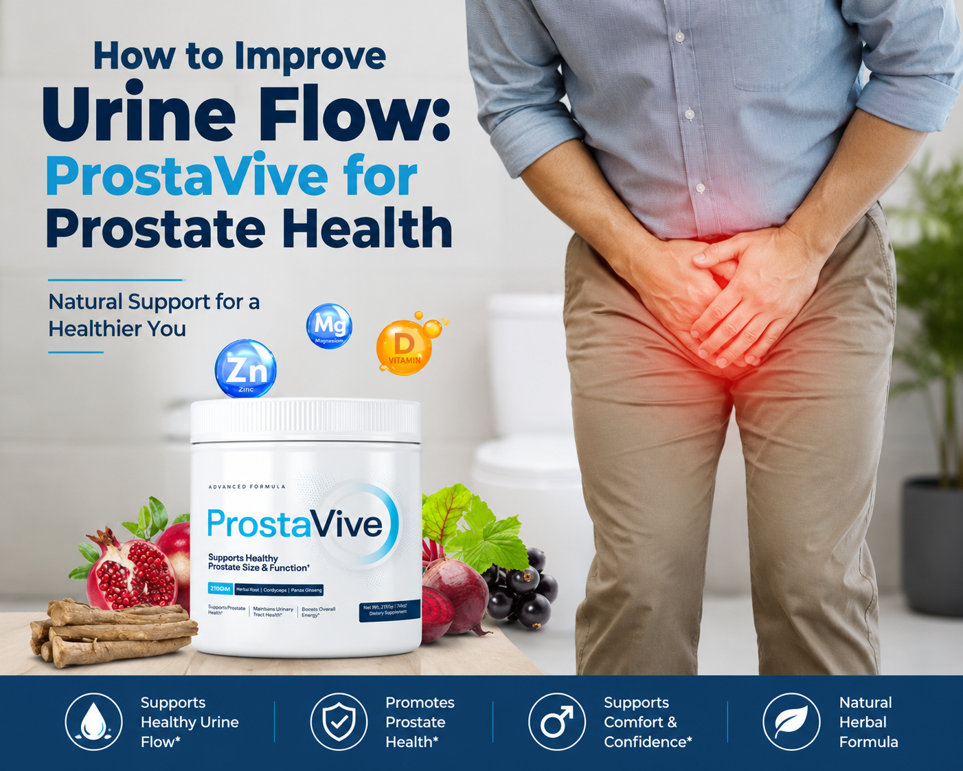 How to Improve Urine Flow: Prostavive for Prostate Health