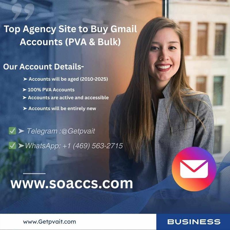 Top 5 Sites to Buy Old Gmail Accounts (PVA & Aged) in the US