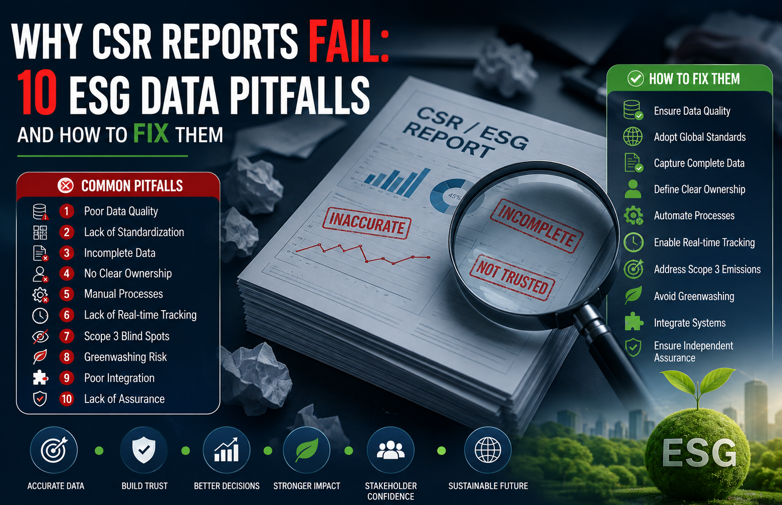 Why CSR Reports Fail: 10 ESG Data Pitfalls and How to Fix Them