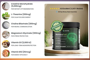 MemoryFuel Creatine –  Review (2026) Enhance Focus, Memory & Workout Performance