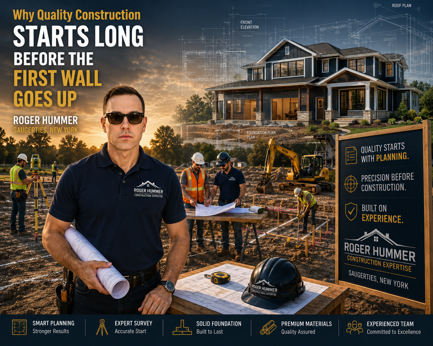 Why Quality Construction Starts Long Before the First Wall Goes Up – Roger Hummer Saugerties New York