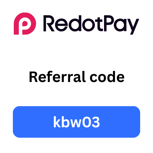 Redotpay Referral code “kbw03” Get 10$ Bonus On First Purchase