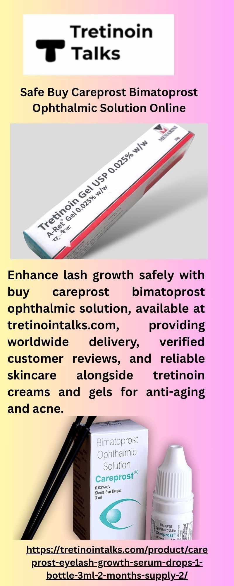 Safe Buy Careprost Bimatoprost Ophthalmic Solution Online