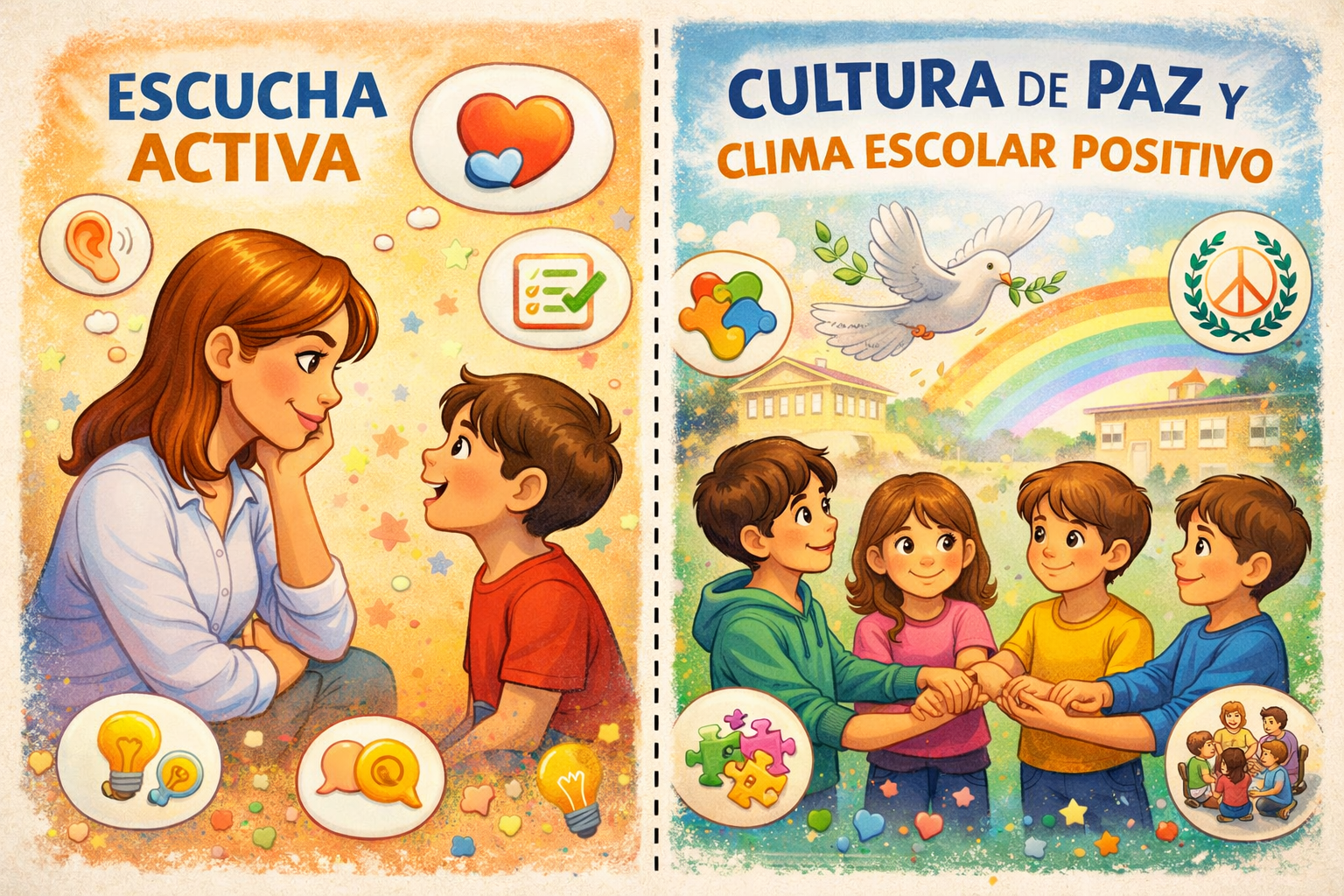 Escucha Activa, Cultura de Paz y Clima Escolar Positivo