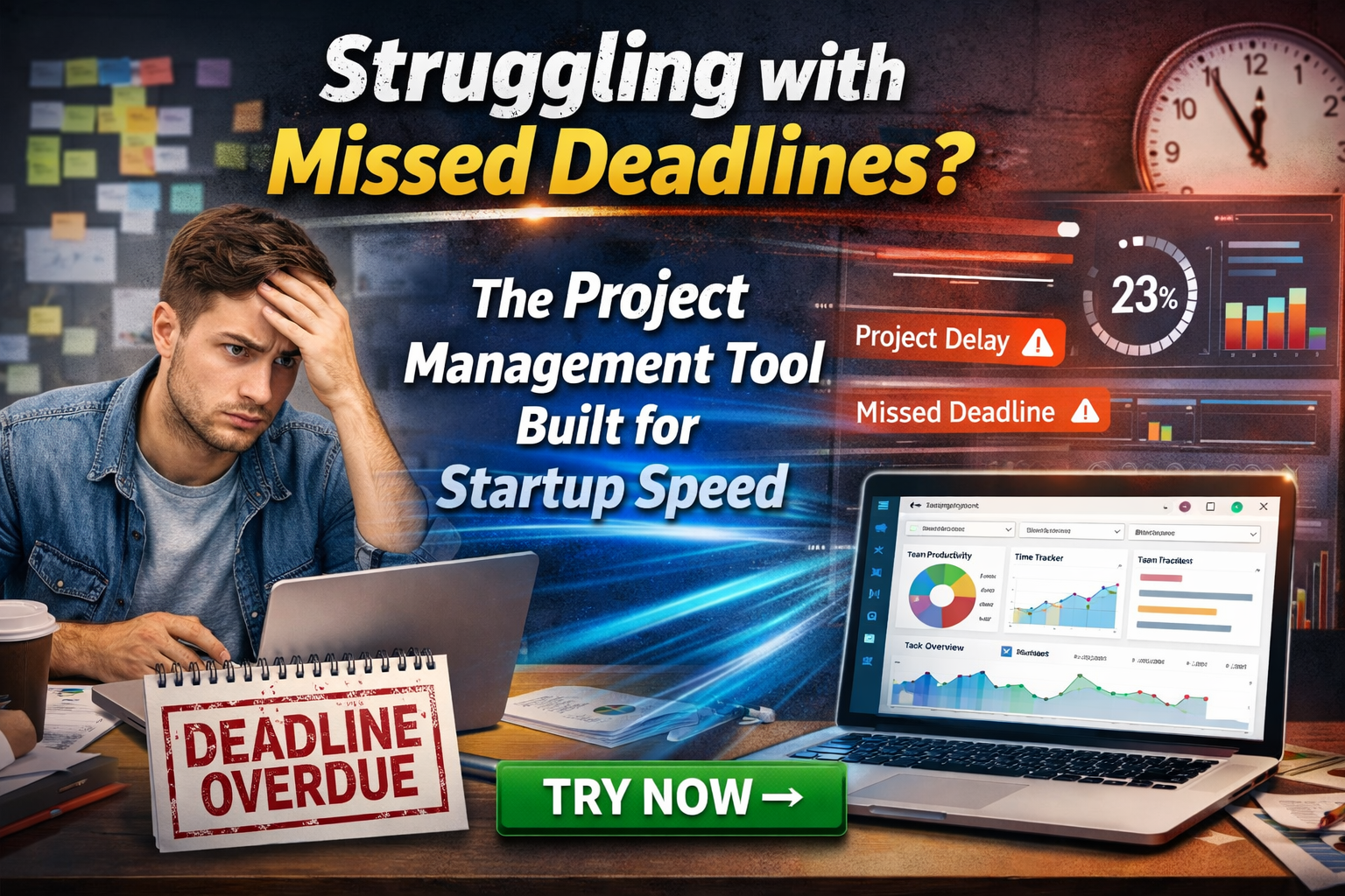 Struggling With Missed Deadlines? Here’s the Project Management Tool Built for Startup Speed