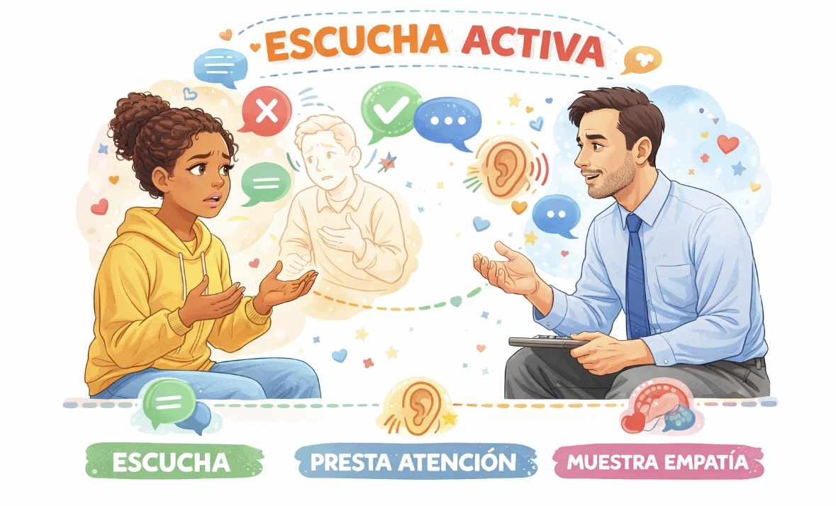 Escucha activa .
