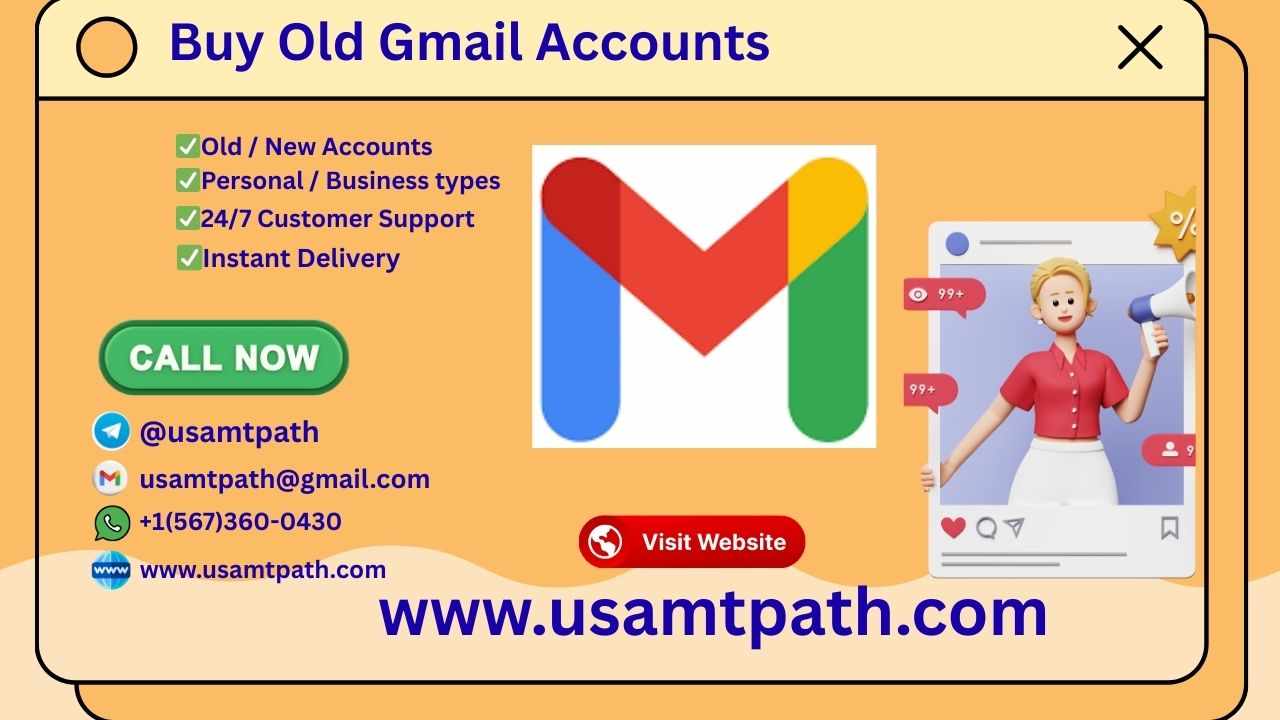 Top 5 Sites to Buy Gmail Accounts (PVA & Old) in the US