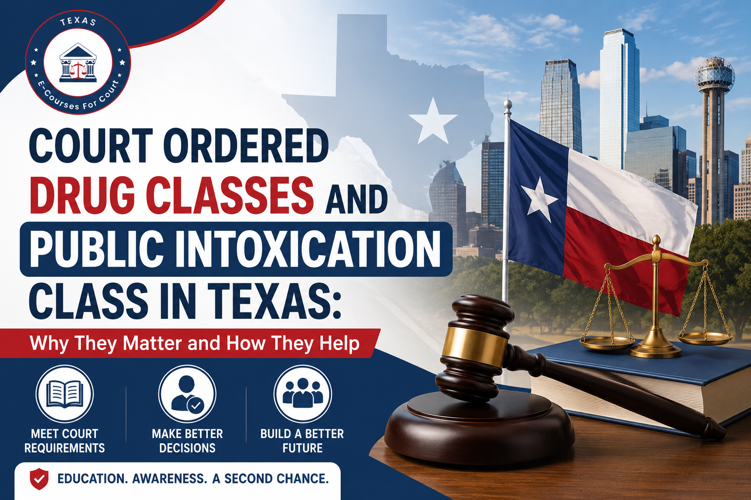 Court Ordered Drug Classes and Public Intoxication Class in Texas: Why They Matter and How They Help
