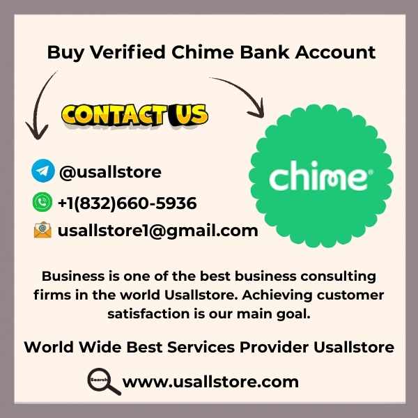 Buy Verified Chime Bank Accounts