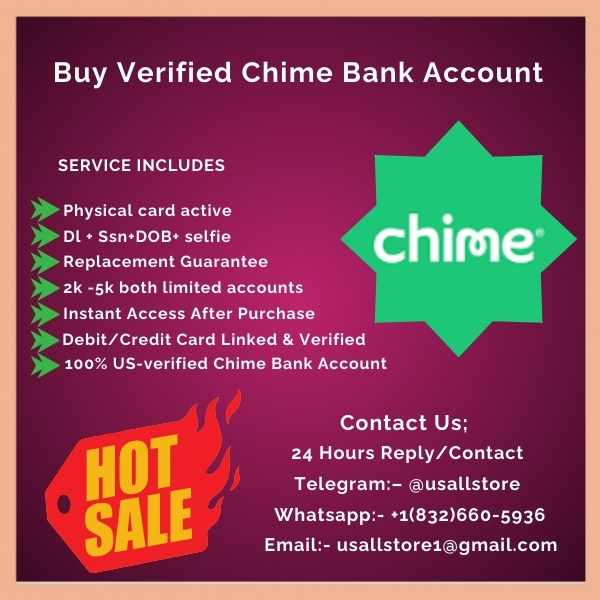 Buy Verified Chime Bank Accounts