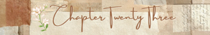 Chapter Twenty Three