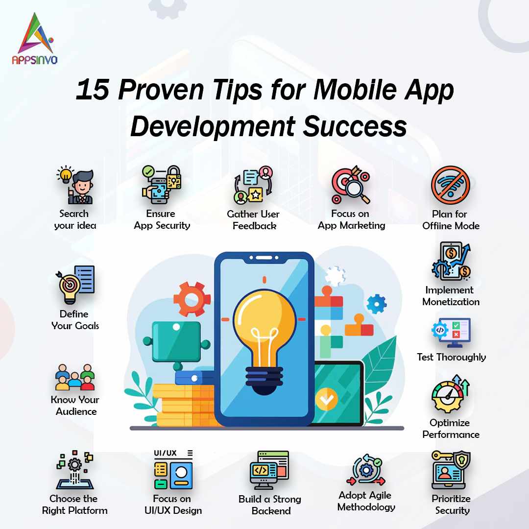 15 Proven Tips for Mobile App Development Success | Appsinvo Blog