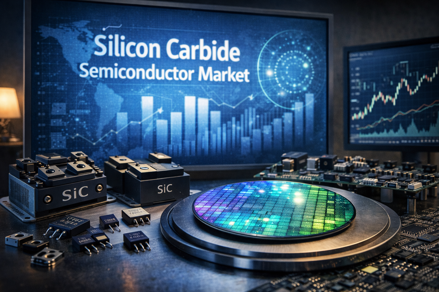 Regional Share Dynamics and Industry Vertical Analysis in the Silicon Carbide Semiconductor Market