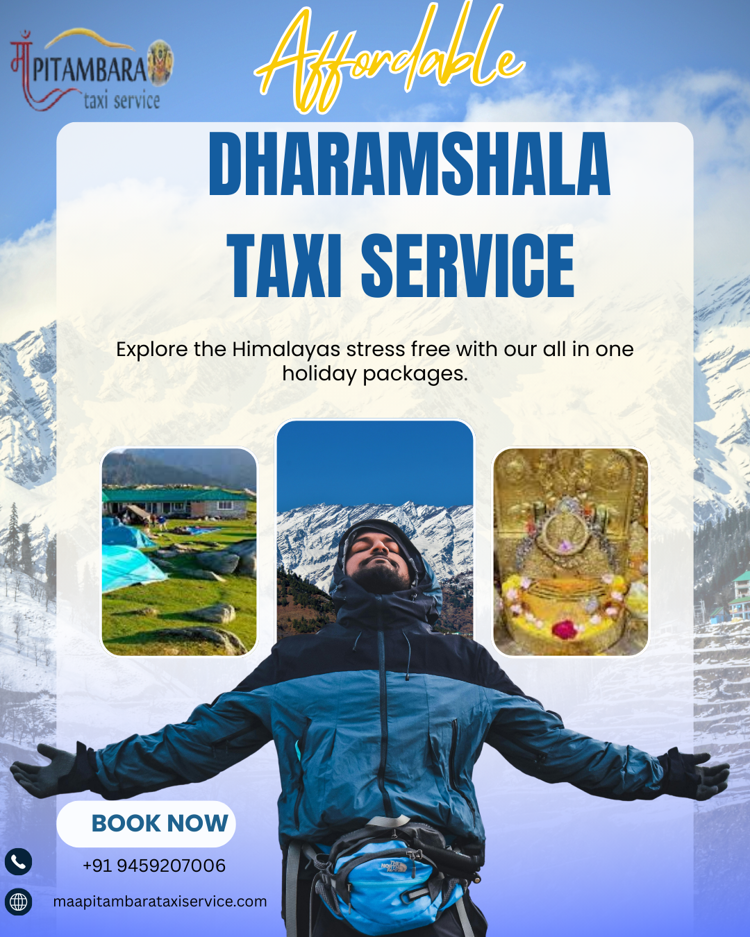 Book Dharamshala Taxi Service – Safe & Affordable Cab in Himachal