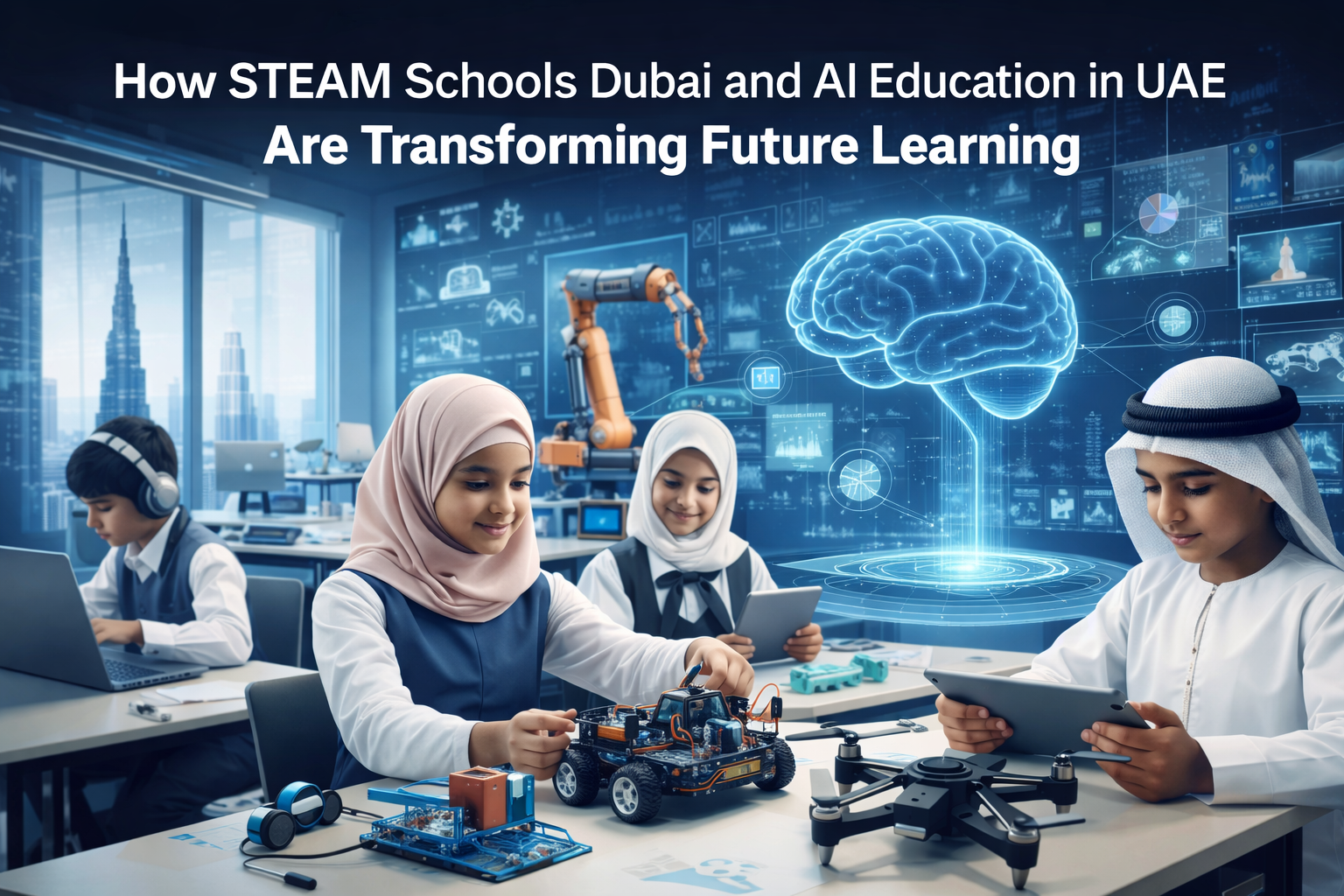 How STEAM Schools Dubai and AI Education in UAE Are Transforming Future Learning
