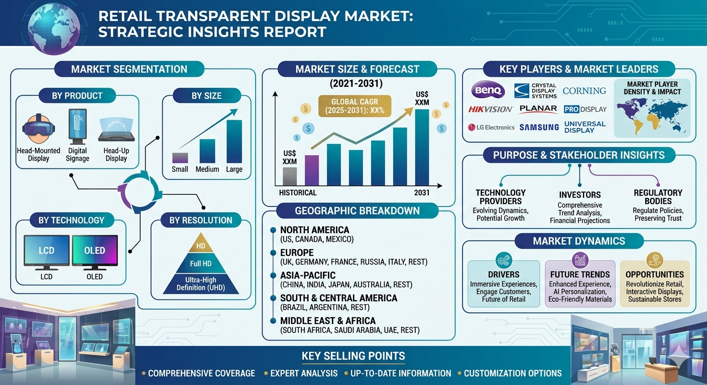 North America Retail Transparent Display Industry Trends and Future Outlook by 2031