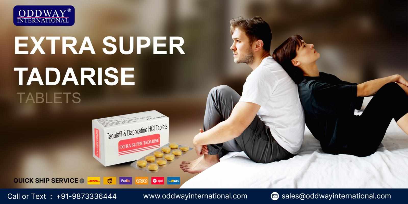 Buy Online Extra Super Tadarise 100mg Tablets - Oddway