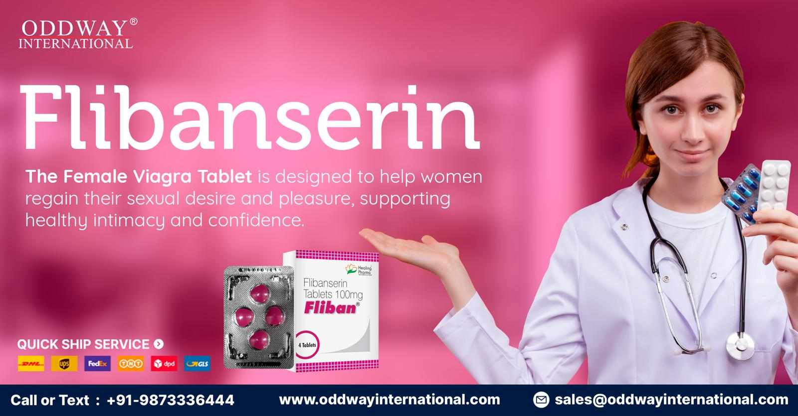Flibanserin 100 mg Tablet Price​ - Oddway | Buy Flibanserin Tablet