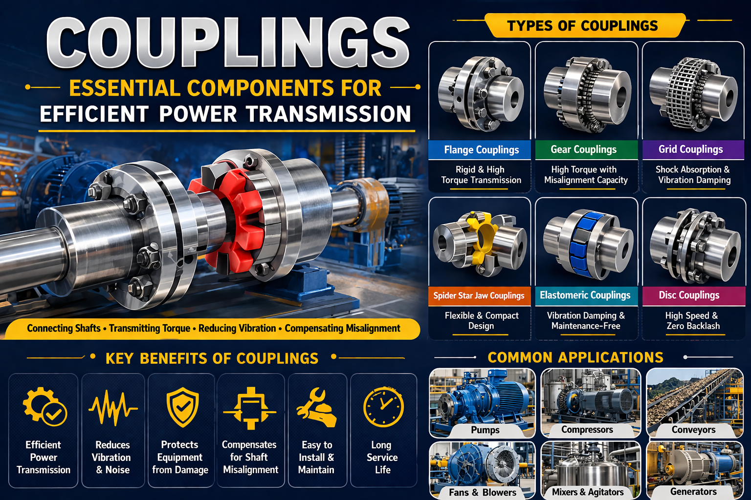 Couplings: Essential Components for Efficient Power Transmission