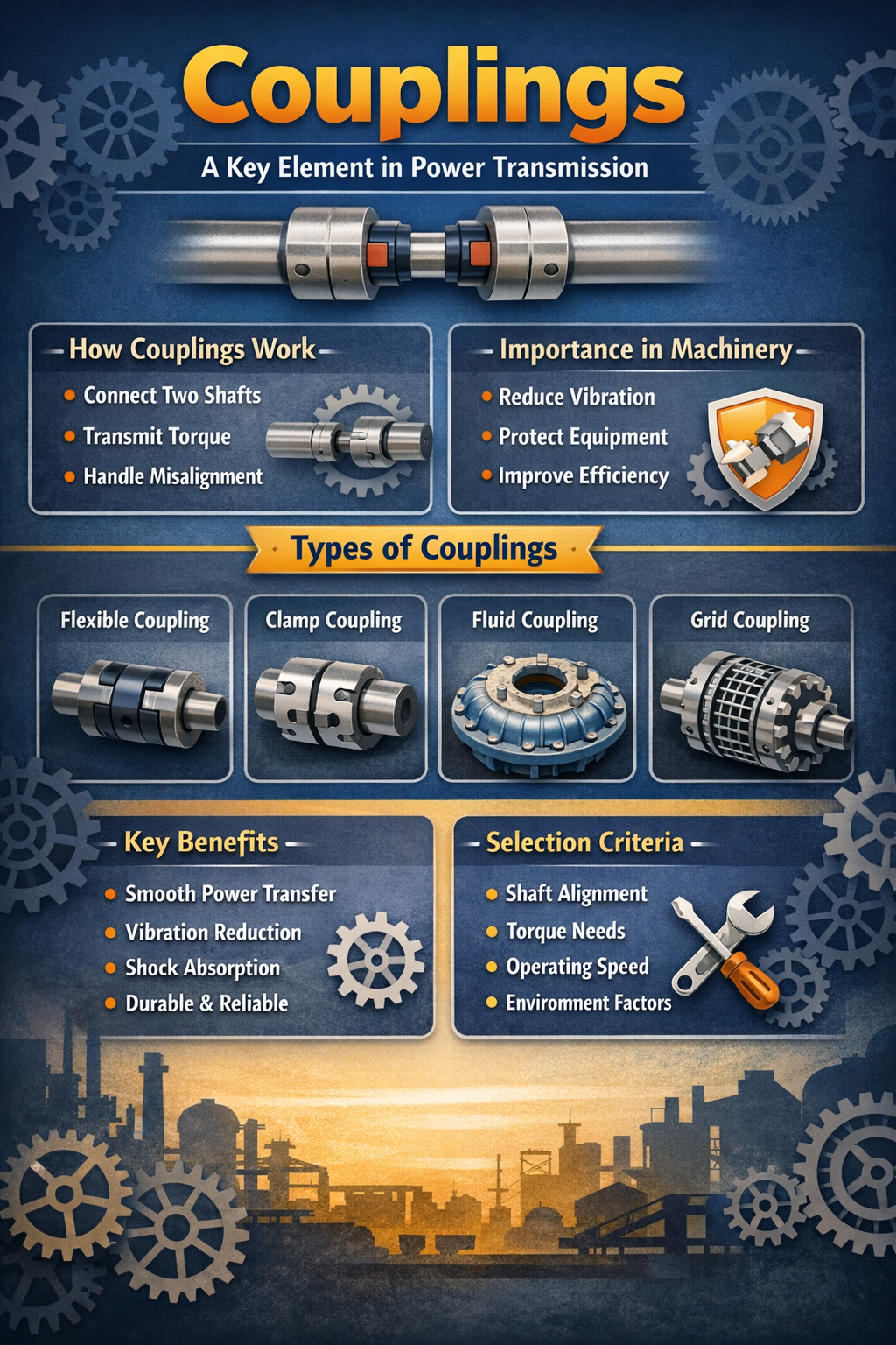 Couplings: A Key Element in Mechanical Power Transmission Systems