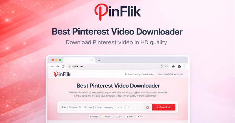 Pinflik Pinterest Video Downloader