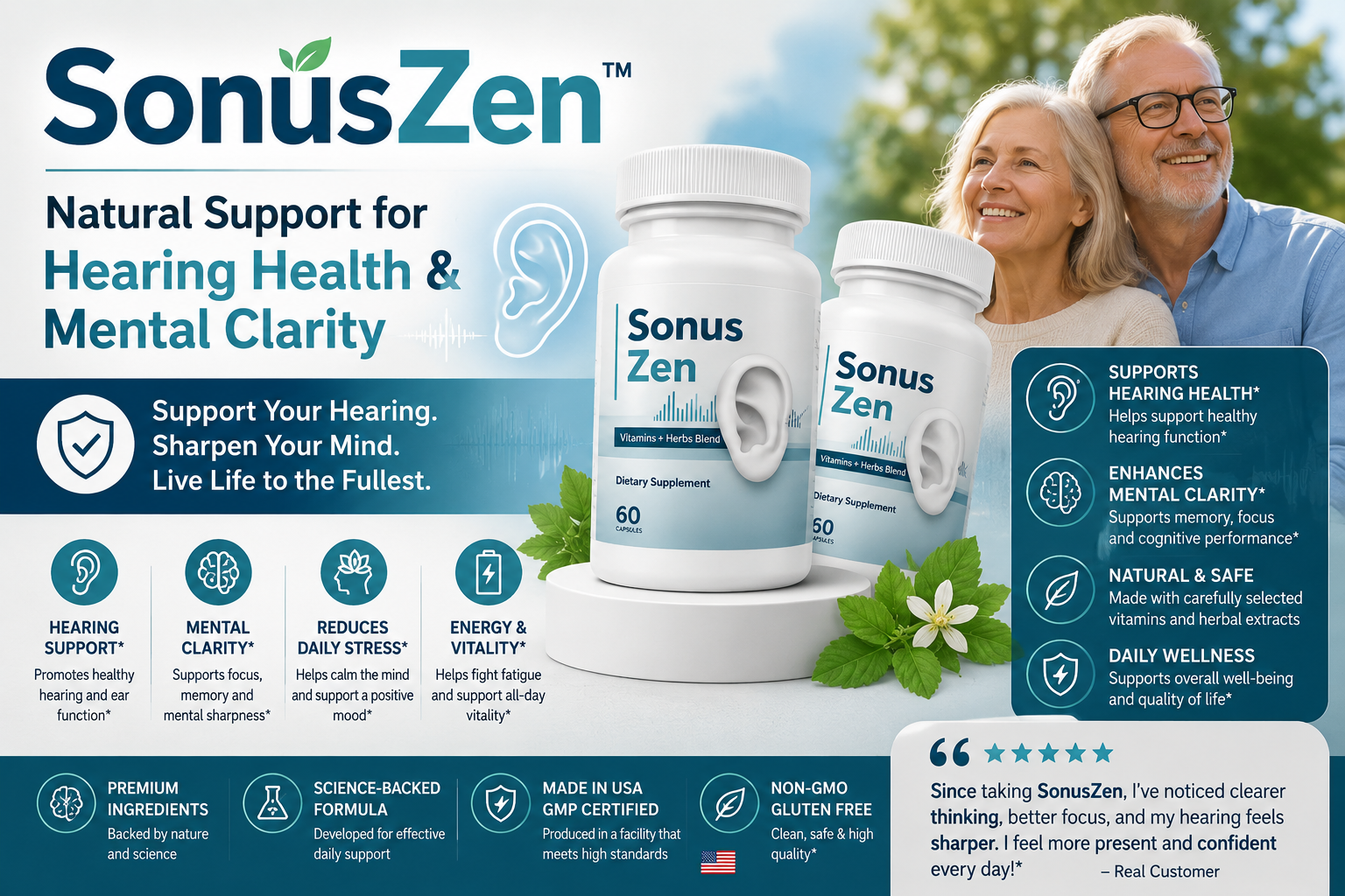 SonusZen – Natural Support for Hearing Health & Mental Clarity