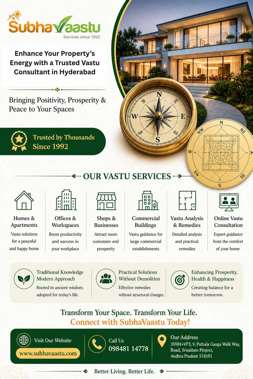 Enhance Your Property’s Energy with A Trusted Vastu Consultant In Hyderabad