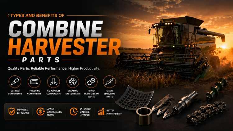Types and Benefits of Combine Harvester Parts: Importers (B2B) Guide