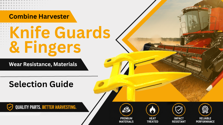 Combine Harvester Knife Guards & Fingers: Wear Resistance, Materials & Selection Guide
