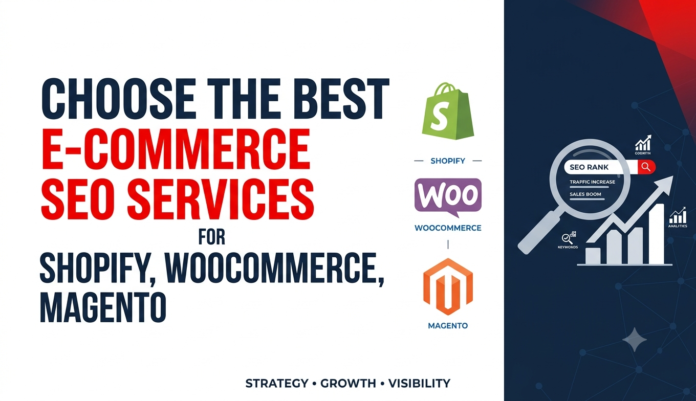 How to Choose the Best E-Commerce SEO Services for Shopify, WooCommerce, & Magento