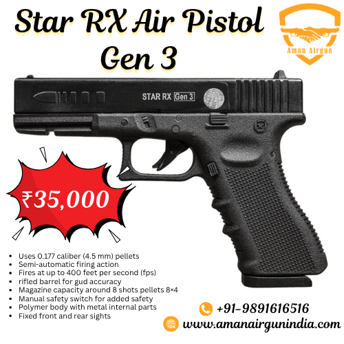 Buy Star RX Air Pistol ₹35000 | Aman Air Gun