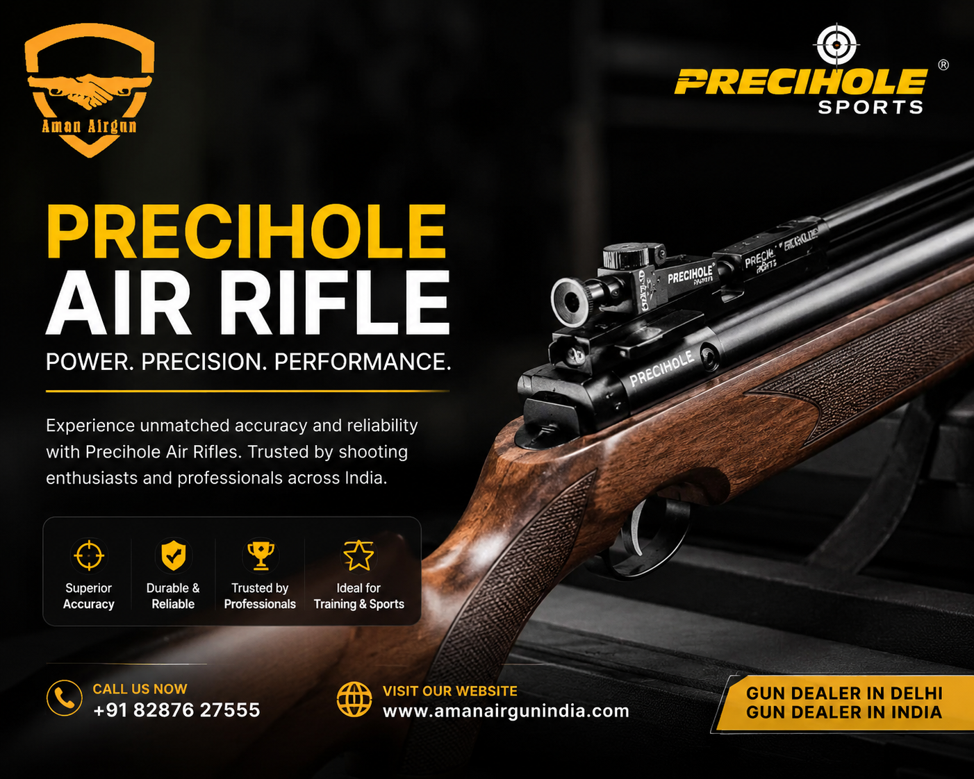 Top 3 Trusted Precihole Air Rifle Store | Aman Air Gun