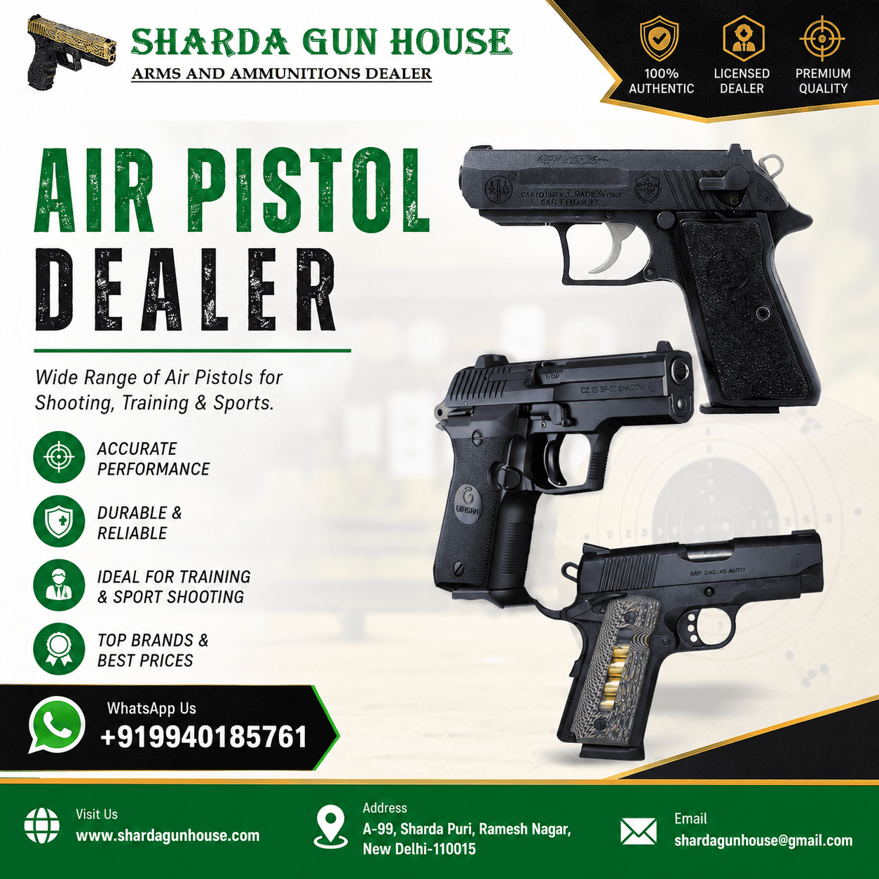 Looking for a trusted Air pistol dealer?