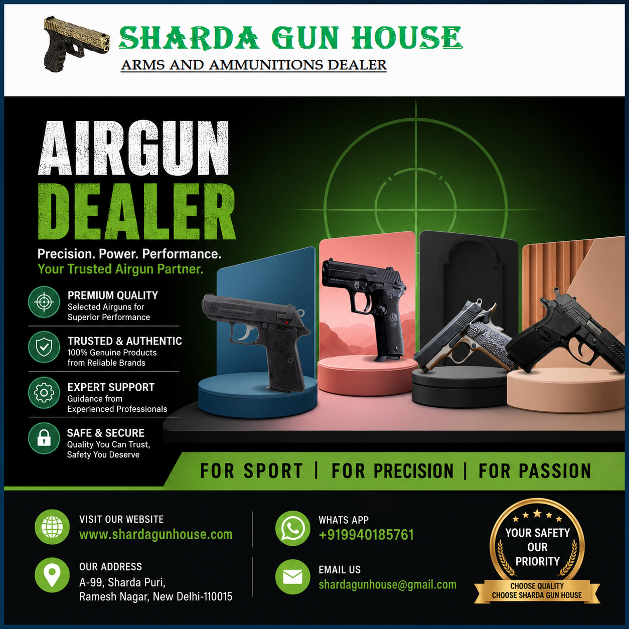 Sharda Gun House : Best Airgun Dealer for Precision Sports